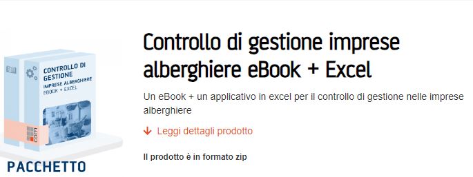 Un eBook + un applicativo in excel per il controllo di gestione nelle imprese alberghiere
https://www.fiscoetasse.com/BusinessCenter/scheda/49227-controllo-di-gestione-imprese-alberghiere-ebook-excel.html